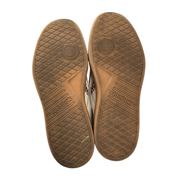 Reebok White Leopard Print Club C Revenge Lace Up Sneakers Womens 8 AS IS - Picture 9 of 10